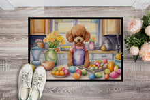 Load image into Gallery viewer, Decorating Easter Poodle Doormat - 18X27 Indoor / Outdoor Rug | Made in USA