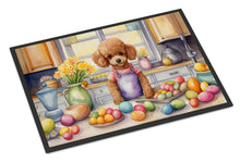 Load image into Gallery viewer, Decorating Easter Poodle Doormat - 18X27 Indoor / Outdoor Rug | Made in USA