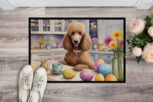 Load image into Gallery viewer, Decorating Easter Poodle Doormat-24x36 Indoor / Outdoor Rug | Made in USA