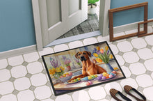 Load image into Gallery viewer, Decorating Easter Rhodesian Ridgeback Doormat