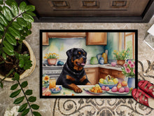 Load image into Gallery viewer, Decorating Easter Rottweiler Doormat
