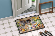 Load image into Gallery viewer, Decorating Easter Saint Bernard Doormat