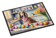 Load image into Gallery viewer, Decorating Easter Saluki Doormat