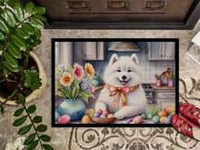 Load image into Gallery viewer, Decorating Easter Samoyed Doormat-24x36 Indoor / Outdoor Rug | Made in USA
