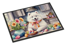 Load image into Gallery viewer, Decorating Easter Samoyed Doormat-24x36 Indoor / Outdoor Rug | Made in USA
