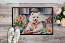Load image into Gallery viewer, Decorating Easter Samoyed Doormat