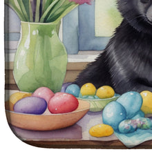 Load image into Gallery viewer, Decorating Easter Schipperke Dish Drying Mat
