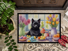 Load image into Gallery viewer, Decorating Easter Schipperke Doormat-24x36 Indoor / Outdoor Rug | Made in USA