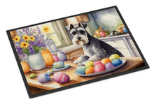 Load image into Gallery viewer, Decorating Easter Schnauzer Doormat-24x36 Indoor / Outdoor Rug | Made in USA