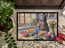 Load image into Gallery viewer, Decorating Easter Scottish Deerhound Doormat-24x36 Indoor / Outdoor Rug | Made in USA