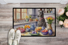 Load image into Gallery viewer, Decorating Easter Scottish Deerhound Doormat