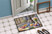 Load image into Gallery viewer, Decorating Easter Scottish Deerhound Doormat