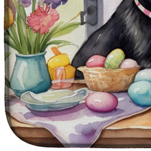 Load image into Gallery viewer, Decorating Easter Scottish Terrier Dish Drying Mat