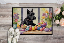 Load image into Gallery viewer, Decorating Easter Scottish Terrier Doormat