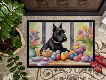 Load image into Gallery viewer, Decorating Easter Scottish Terrier Doormat