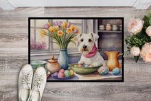 Load image into Gallery viewer, Decorating Easter Sealyham Terrier Doormat - 18X27 Indoor / Outdoor Rug | Made in USA