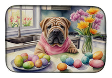 Load image into Gallery viewer, Decorating Easter Shar Pei Dish Drying Mat
