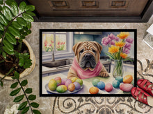 Load image into Gallery viewer, Decorating Easter Shar Pei Doormat