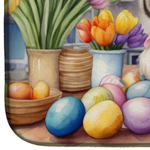 Load image into Gallery viewer, Decorating Easter Shih Tzu Dish Drying Mat