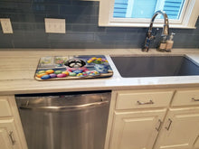 Load image into Gallery viewer, Decorating Easter Shih Tzu Dish Drying Mat