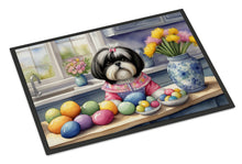 Load image into Gallery viewer, Decorating Easter Shih Tzu Doormat-24x36 Indoor / Outdoor Rug | Made in USA