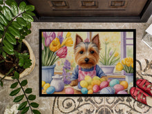Load image into Gallery viewer, Decorating Easter Silky Terrier Doormat-24x36 Indoor / Outdoor Rug | Made in USA