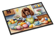 Load image into Gallery viewer, Decorating Easter Sussex Spaniel Doormat-24x36 Indoor / Outdoor Rug | Made in USA