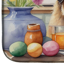 Load image into Gallery viewer, Decorating Easter Tibetan Mastiff Dish Drying Mat
