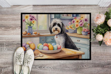 Load image into Gallery viewer, Decorating Easter Tibetan Terrier Doormat-24x36 Indoor / Outdoor Rug | Made in USA