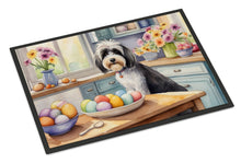 Load image into Gallery viewer, Decorating Easter Tibetan Terrier Doormat