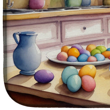 Load image into Gallery viewer, Decorating Easter Vizsla Dish Drying Mat