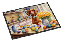 Load image into Gallery viewer, Decorating Easter Vizsla Doormat-24x36 Indoor / Outdoor Rug | Made in USA
