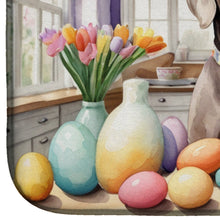 Load image into Gallery viewer, Decorating Easter Weimaraner Dish Drying Mat