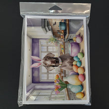 Load image into Gallery viewer, Decorating Easter Weimaraner Greeting Cards - Blank Note Cards – 8-Pack of Artist-Designed Cards with Envelopes