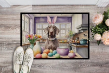 Load image into Gallery viewer, Decorating Easter Weimaraner Doormat-24x36 Indoor / Outdoor Rug | Made in USA