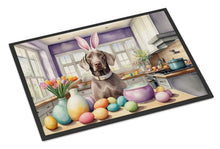 Load image into Gallery viewer, Decorating Easter Weimaraner Doormat-24x36 Indoor / Outdoor Rug | Made in USA