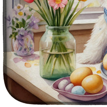 Load image into Gallery viewer, Decorating Easter Westie Dish Drying Mat