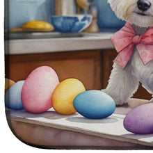 Load image into Gallery viewer, Decorating Easter Westie Dish Drying Mat