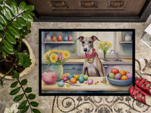 Load image into Gallery viewer, Decorating Easter Whippet Doormat