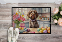 Load image into Gallery viewer, Decorating Easter Wirehaired Pointing Griffon Doormat