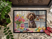 Load image into Gallery viewer, Decorating Easter Wirehaired Pointing Griffon Doormat