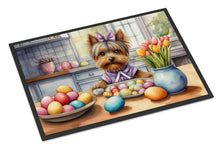 Load image into Gallery viewer, Decorating Easter Yorkshire Terrier Doormat-24x36 Indoor / Outdoor Rug | Made in USA
