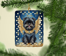 Load image into Gallery viewer, Affenpinscher My Angel Porcelain Ornament