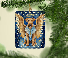 Load image into Gallery viewer, Airedale Terrier My Angel Porcelain Ornament