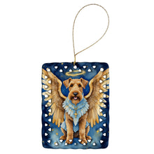 Load image into Gallery viewer, Airedale Terrier My Angel Porcelain Ornament