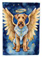 Load image into Gallery viewer, Airedale Terrier My Angel Garden Flag – Memorial or Christmas Dog Angel Decor