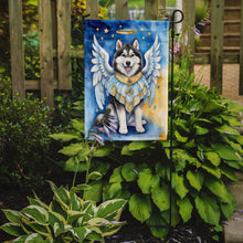 Load image into Gallery viewer, Alaskan Malamute My Angel Garden Flag – Memorial or Christmas Dog Angel Decor