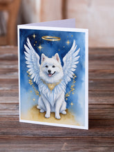 Load image into Gallery viewer, American Eskimo My Angel Greeting Cards - Blank Note Cards – 8-Pack of Artist-Designed Cards with Envelopes