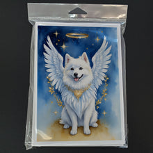 Load image into Gallery viewer, American Eskimo My Angel Greeting Cards - Blank Note Cards – 8-Pack of Artist-Designed Cards with Envelopes