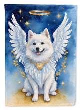 Load image into Gallery viewer, American Eskimo My Angel Garden Flag – Memorial or Christmas Dog Angel Decor